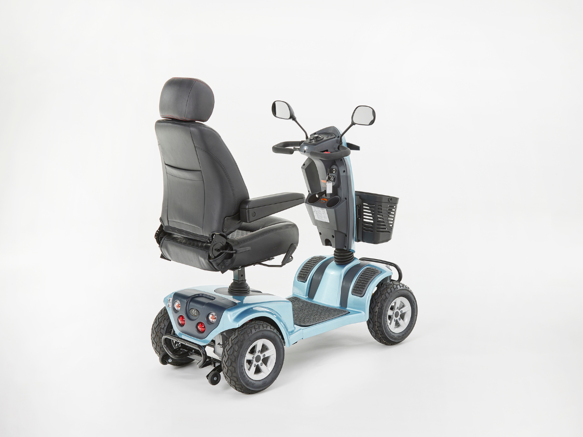 Motion Healthcare Xcite Mobility Scooter – 8mph Road Scooter with Suspension