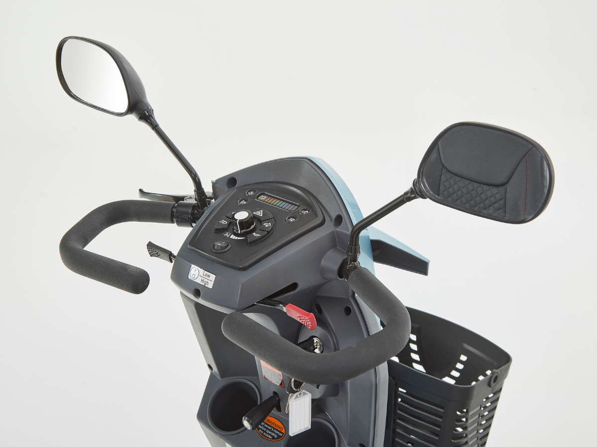 Motion Healthcare Xcite Mobility Scooter – 8mph Road Scooter with Suspension
