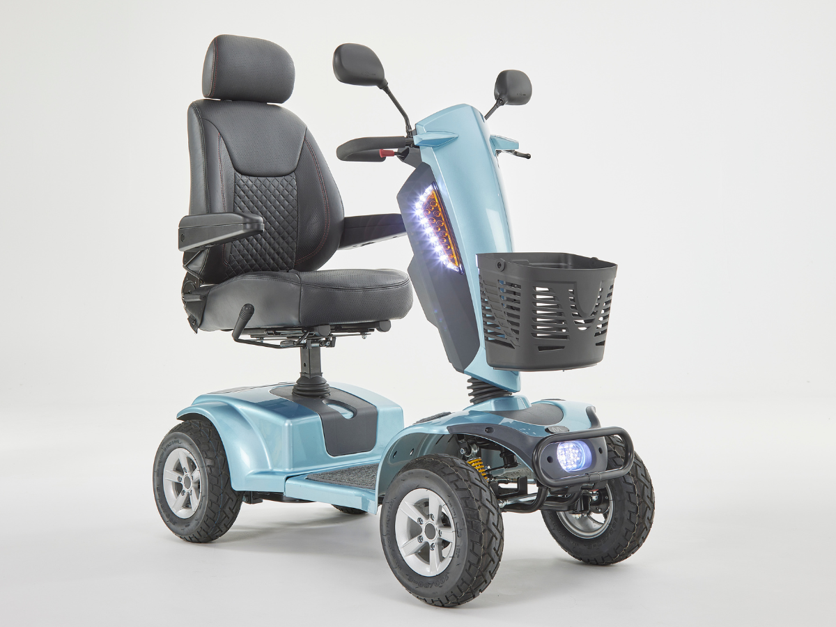 Motion Healthcare Xcite Li Mobility Scooter – 8mph Lithium Road Scooter | Huge 45 Mile Range Main image
