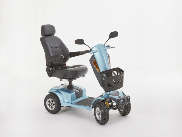 Motion Healthcare Xcite Mobility Scooter – 8mph Road Scooter with Suspension