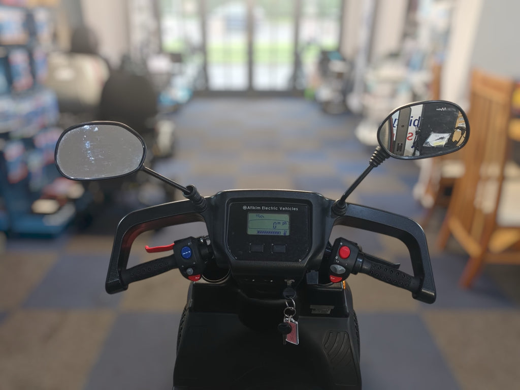 Used 2021 TGA Breeze S4 Mobility Scooter with Golf Bag Carrier