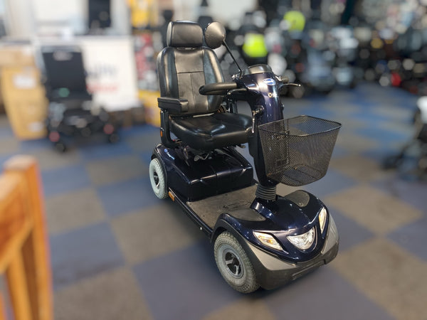 Invacare Comet 8mph Road Legal Comfy Mobility Scooter in blue