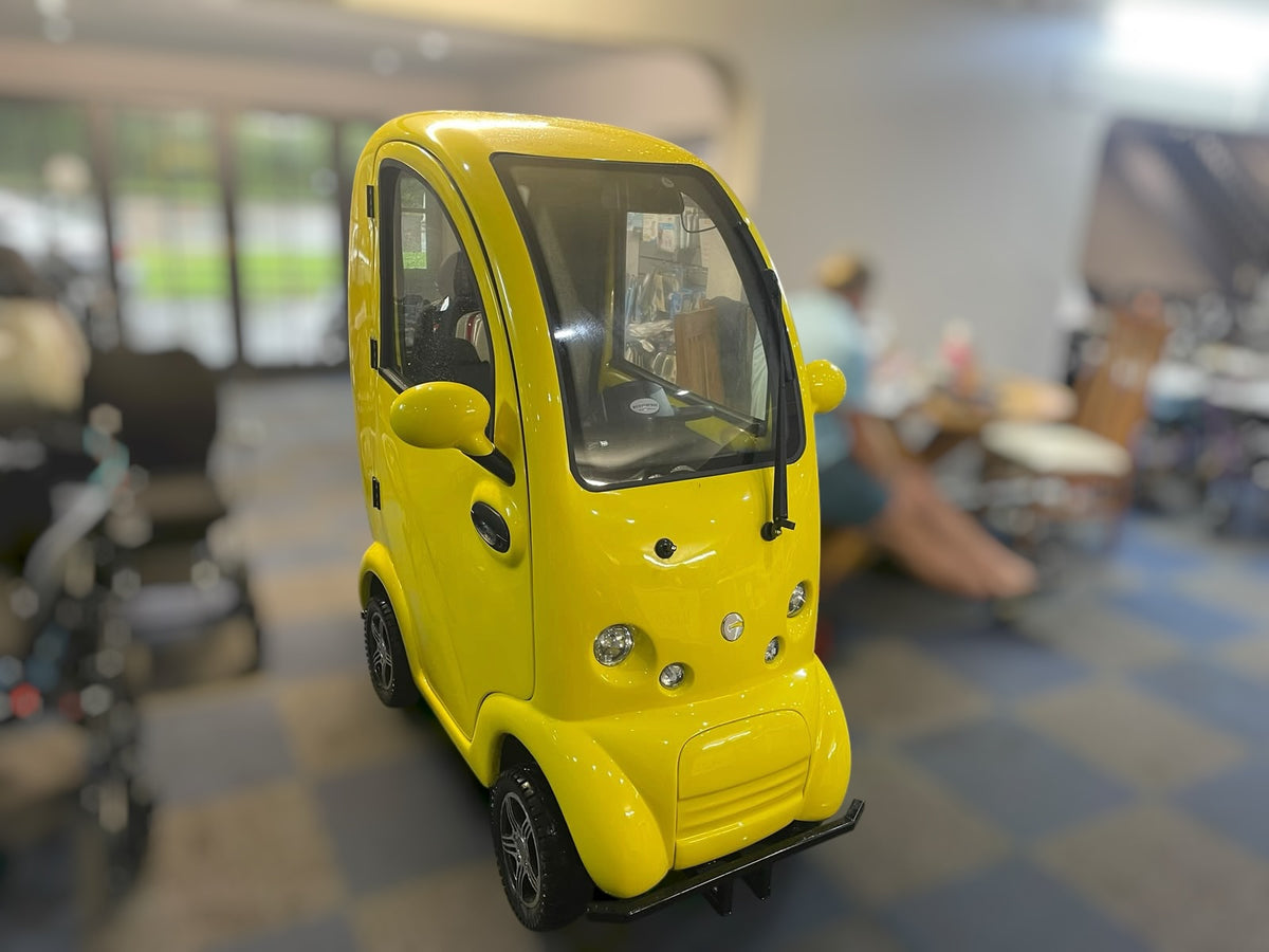 Used Scooterpac Cabin Car Mk2 Mobility Scooter – Yellow
