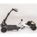 Monarch Whizz Mobility Scooter Small Transportable Pneumatic Tyres White