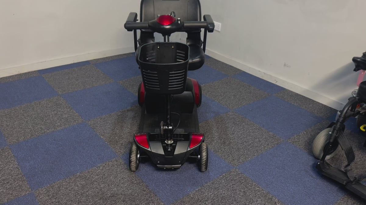 Pride Go-Go Elite Traveller 4mph Mobility Boot Scooter in Red 16145