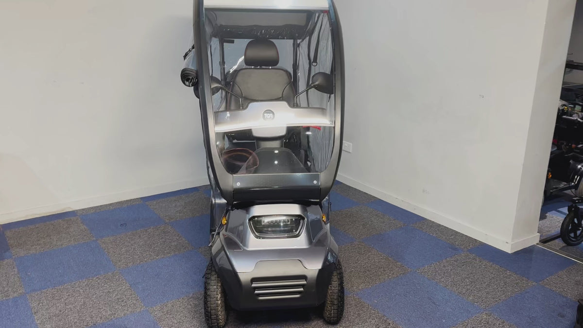 TGA Breeze S4 Mobility Scooter 8mph Large All-Terrain Road Legal All Weather Canopy