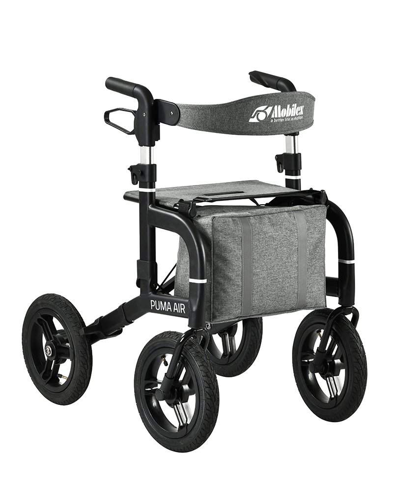 Mobilex Outdoor Puma Off Road Pneumatic Rollator Secondary image