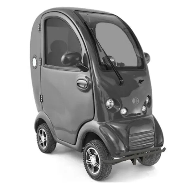 New Cabin Car Mk2 from Scooterpac Large 4 Wheel Covered Scooter Car 8mph Class 3 Road Legal in Grey Main image