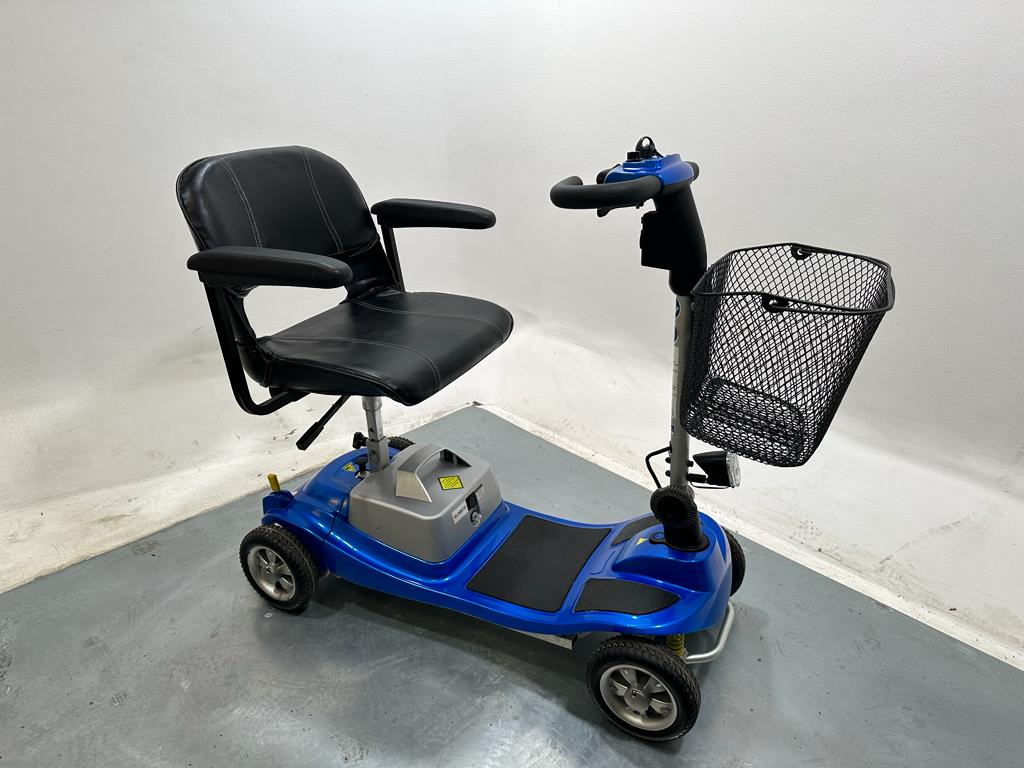 Illusion Ultra Lightweight Aluminium Mobility Boot Scooter in Blue 4mph with Suspension