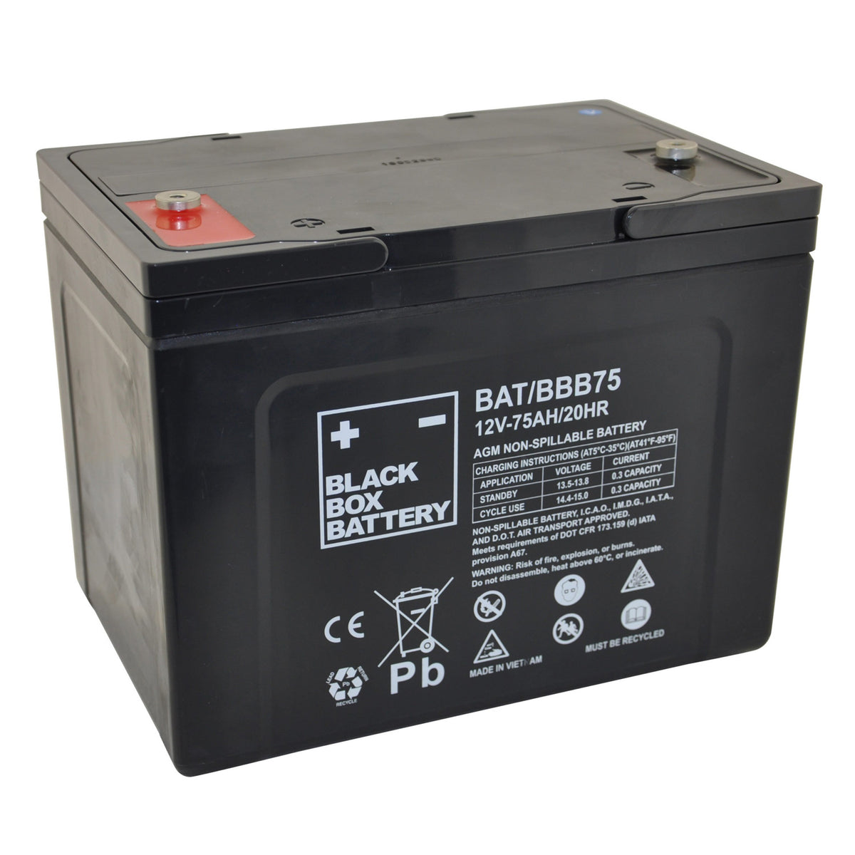 Battery upgrade 50Ah to 75Ah Main image