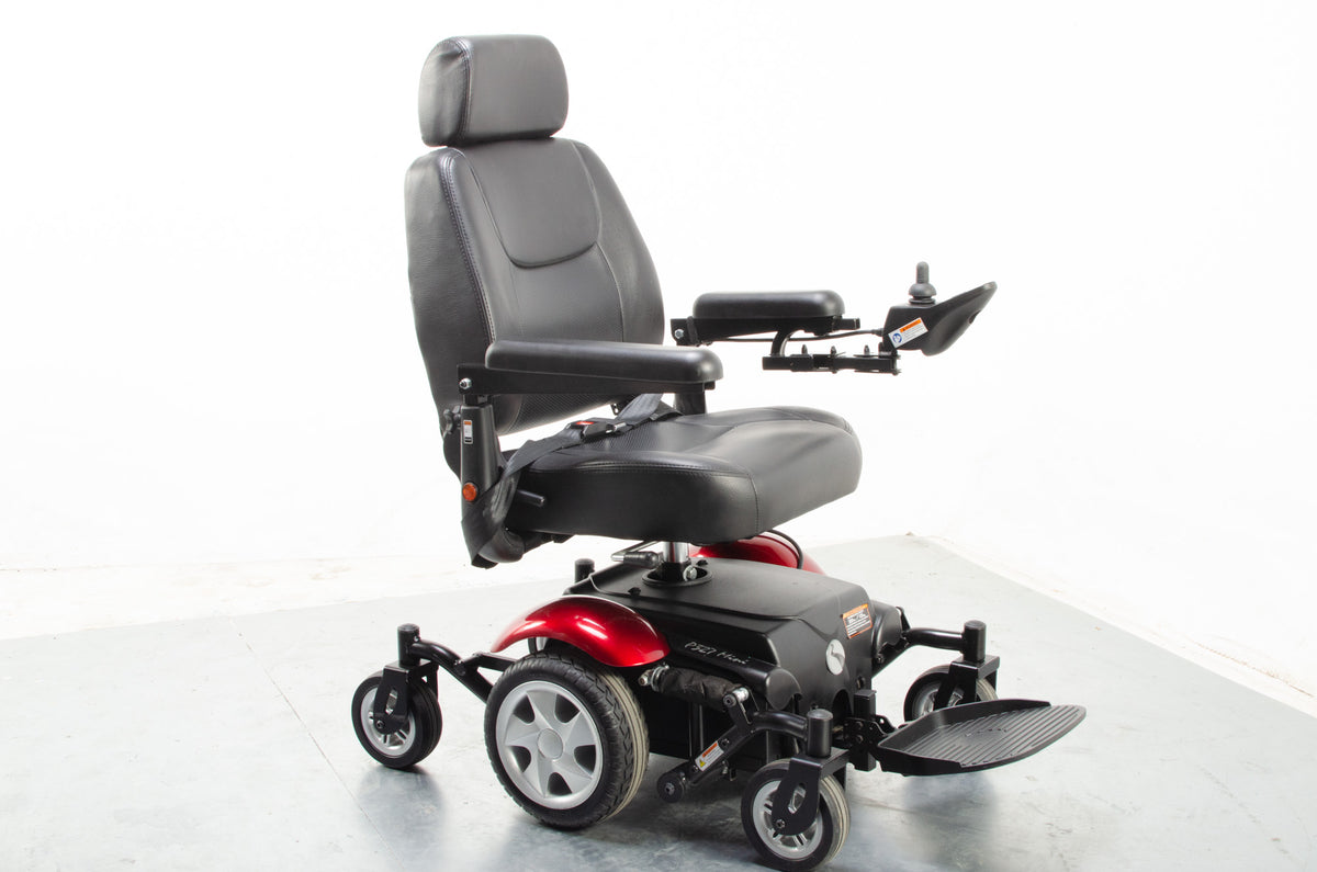 Rascal P327 Mini Electric Mobility Wheelchair Powerchair Indoor Outdoor Red