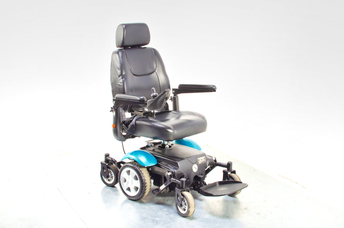 Rascal P327 Mini Electric Mobility Wheelchair Powerchair Indoor Outdoor Teal