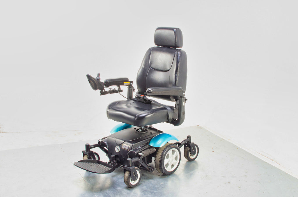 Rascal P327 Mini Electric Mobility Wheelchair Powerchair Indoor Outdoor Teal