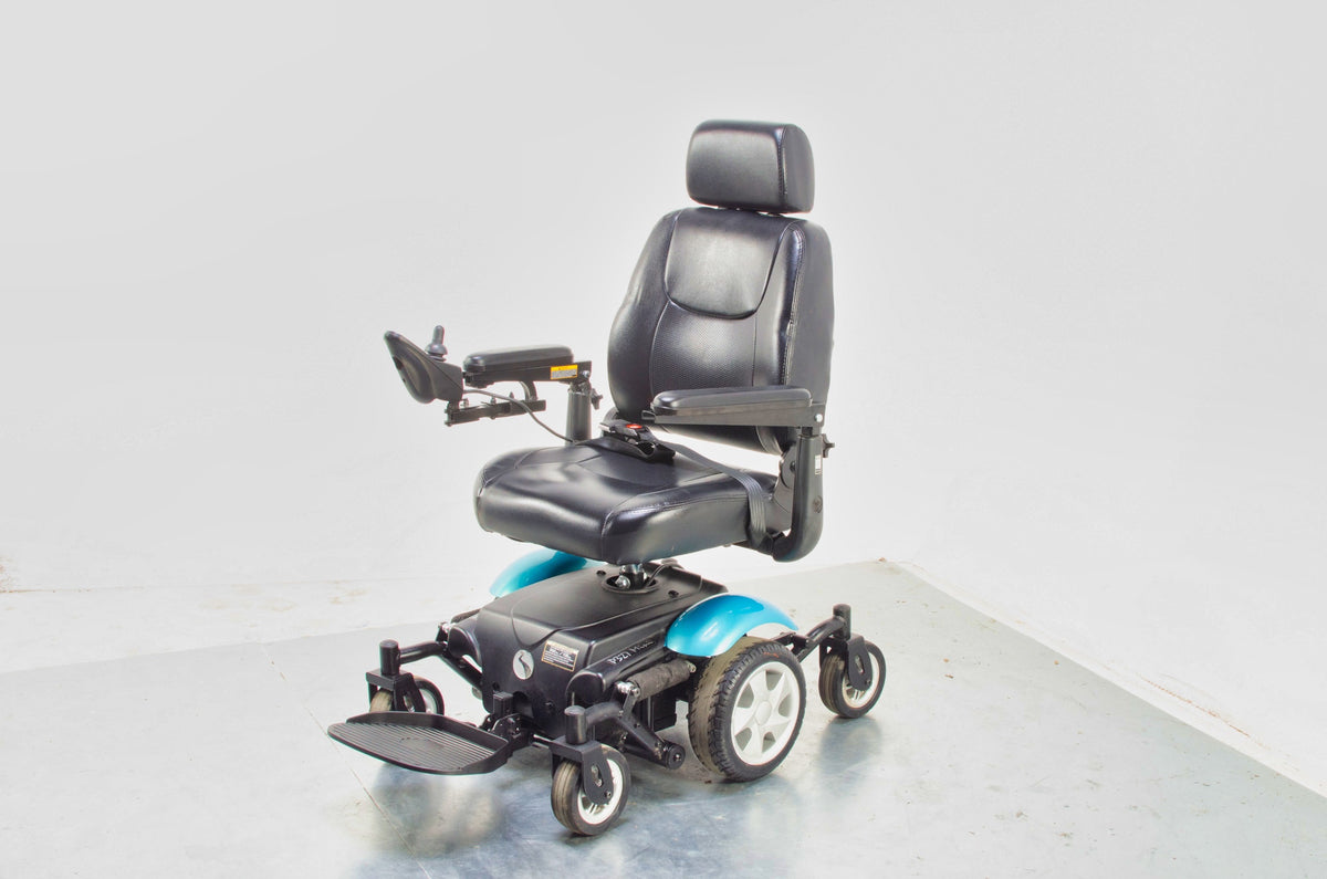 Rascal P327 Mini Electric Mobility Wheelchair Powerchair Indoor Outdoor Teal
