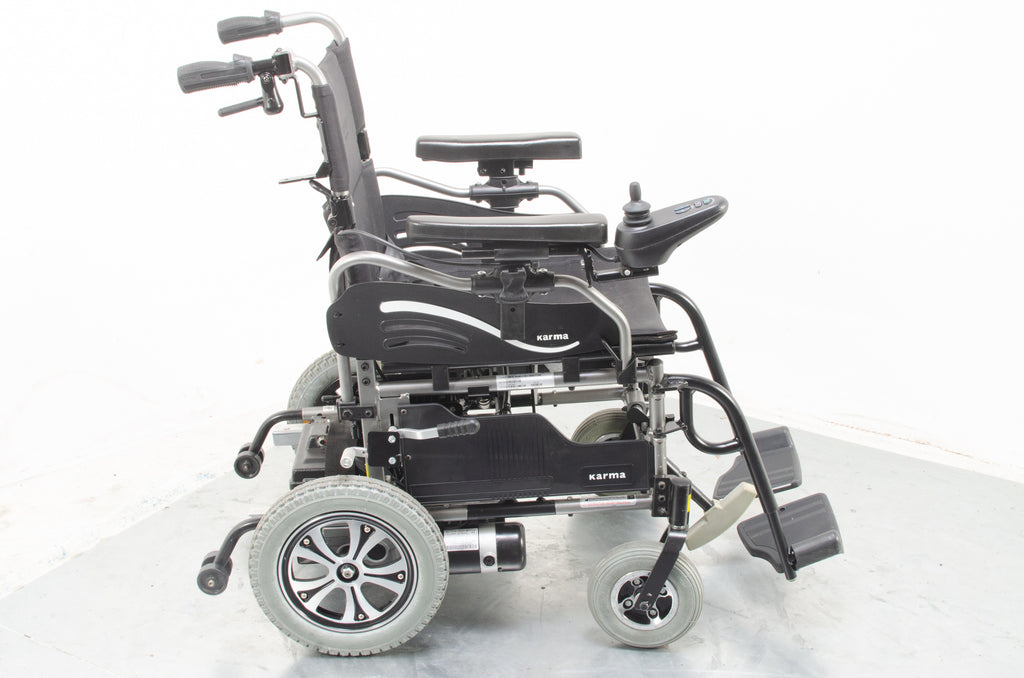 Karma Falcon Transportable Electric Wheelchair Powerchair Attendant Option