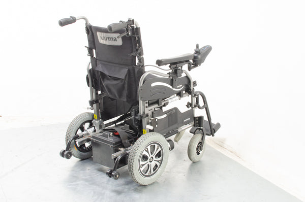 Karma Falcon Transportable Electric Wheelchair Powerchair Attendant Option