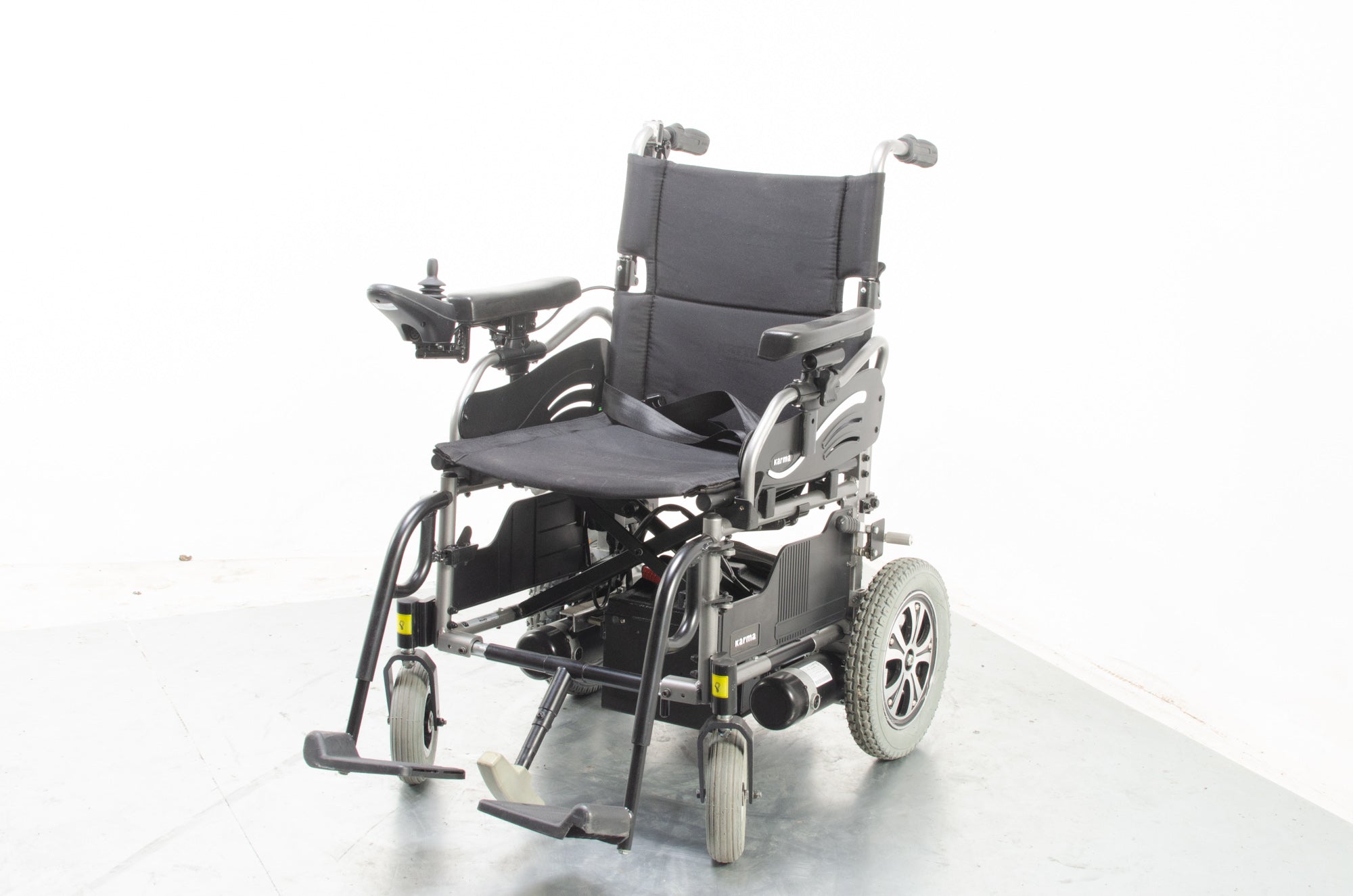 Karma Falcon Transportable Electric Wheelchair Powerchair Attendant Option