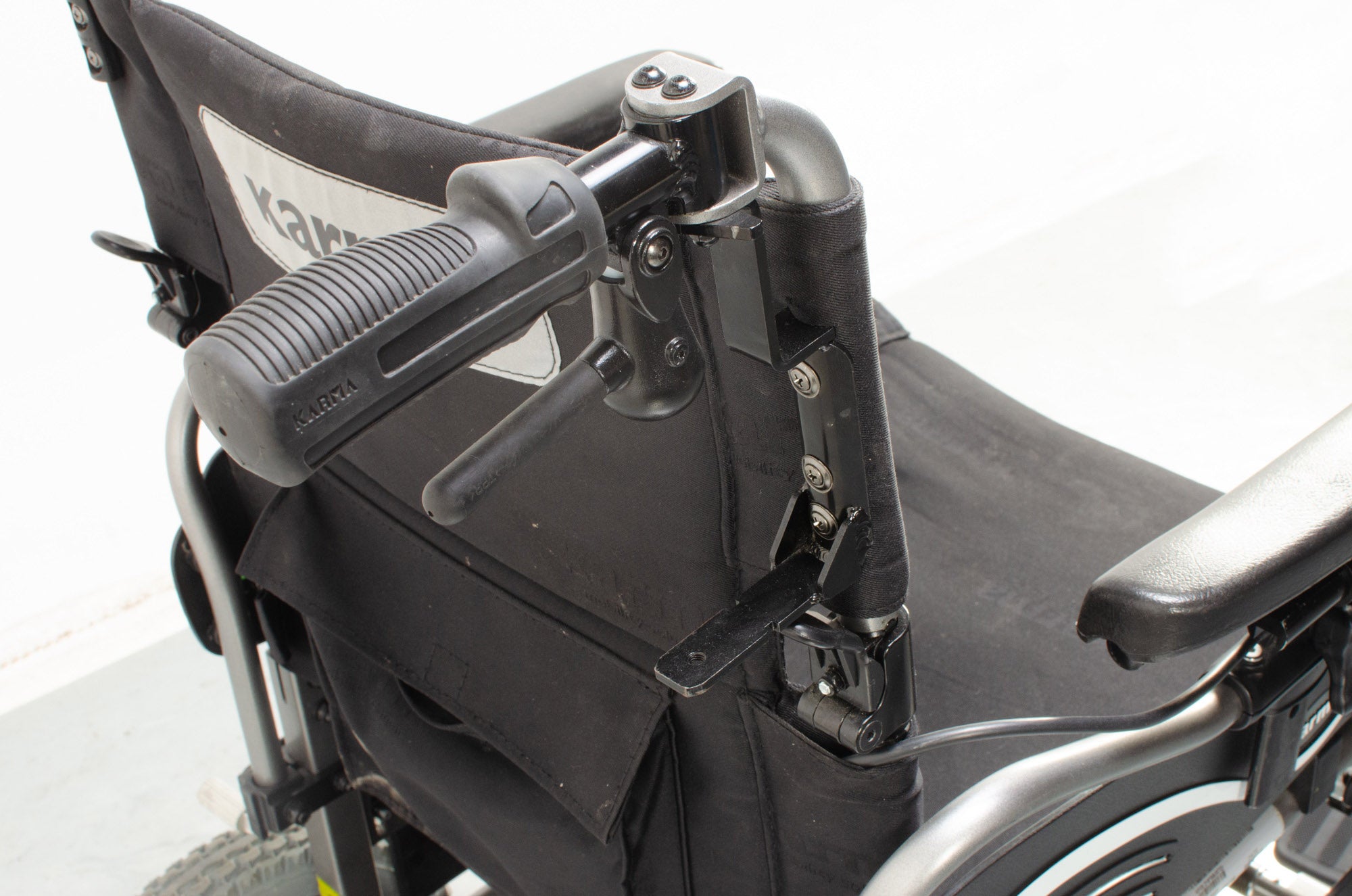 Karma Falcon Transportable Electric Wheelchair Powerchair Attendant Option