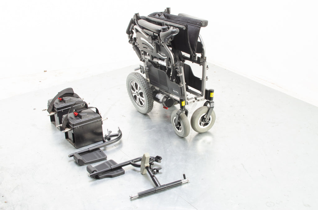 Karma Falcon Transportable Electric Wheelchair Powerchair Attendant Option