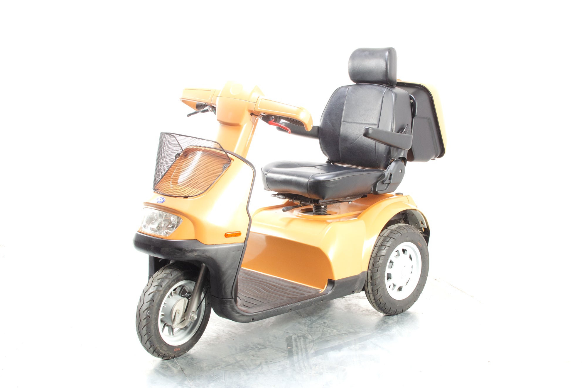 TGA Breeze S3 Large Electric Mobility Trike Scooter Orange