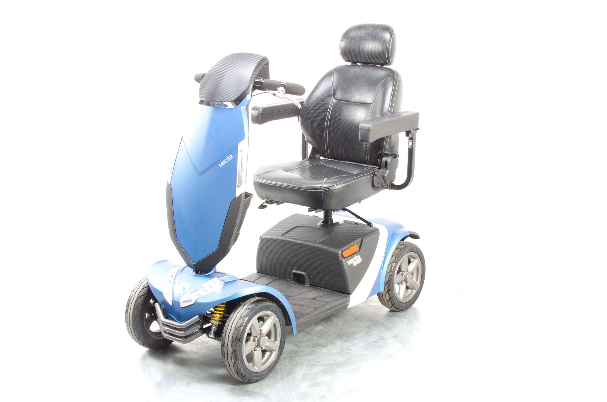 Rascal Vecta Sport Compact Used Electric Mobility Scooter 8mph Max Grip Suspension All-Terrain