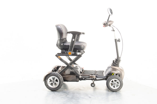 TGA Maximo Plus Used Mobility Scooter 4mph Folding Lithium Pneumatic Suspension bronze