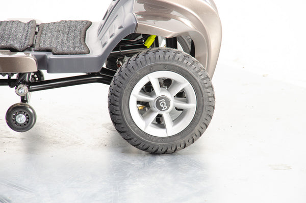 TGA Maximo Plus Used Mobility Scooter 4mph Folding Lithium Pneumatic Suspension bronze
