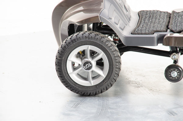 TGA Maximo Plus Used Mobility Scooter 4mph Folding Lithium Pneumatic Suspension bronze