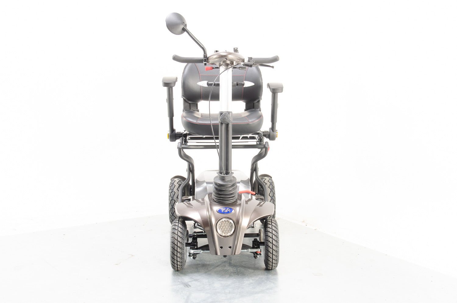 TGA Maximo Plus Used Mobility Scooter 4mph Folding Lithium Pneumatic Suspension bronze