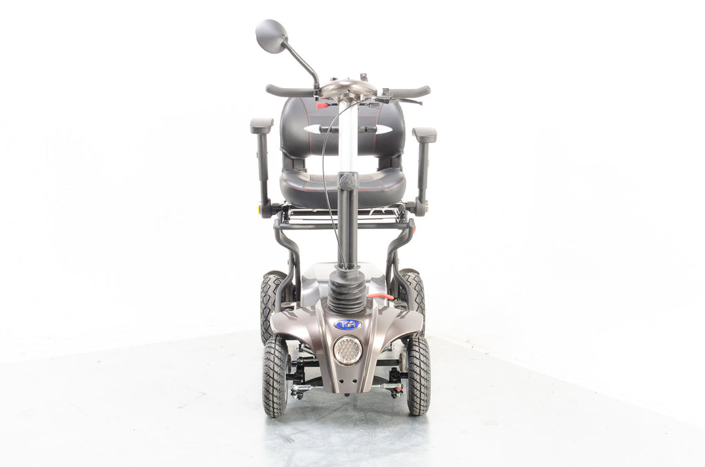 TGA Maximo Plus Used Mobility Scooter 4mph Folding Lithium Pneumatic Suspension bronze
