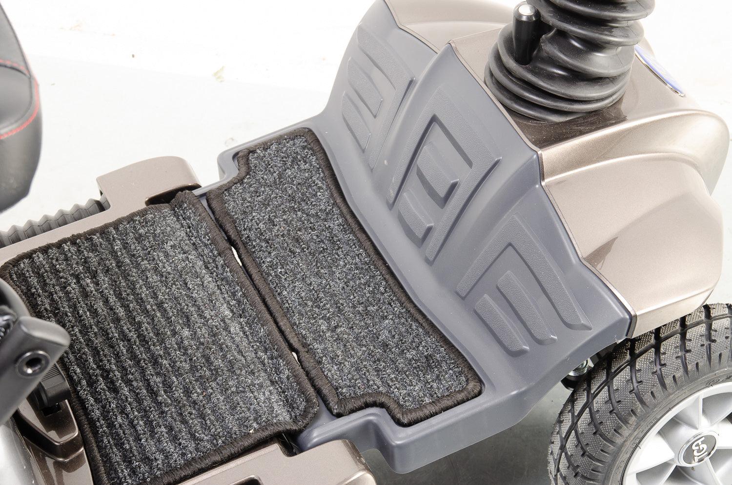 TGA Maximo Plus Used Mobility Scooter 4mph Folding Lithium Pneumatic Suspension bronze