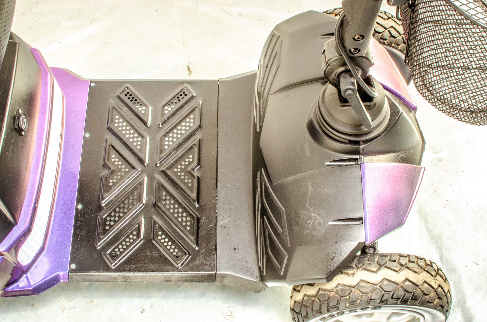 Drive Zen Transportable Mobility Boot Scooter Large Wheels Purple