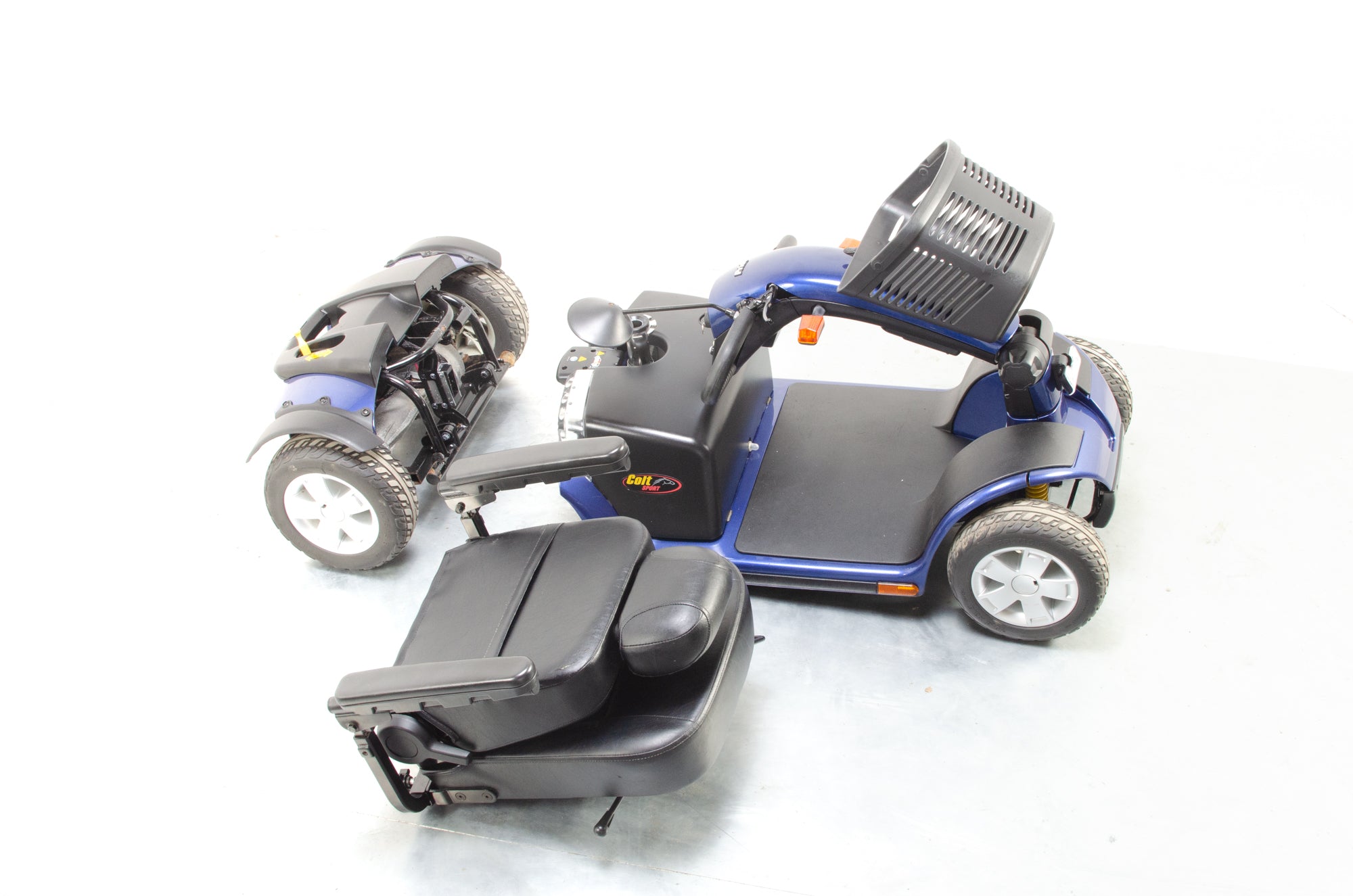 Pride Colt Sport Electric Mobility Scooter 8mph Used Transportable Road Pavement