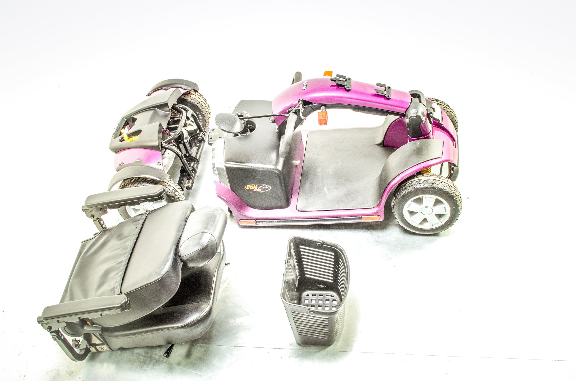 Pride Colt Sport Used Electric Mobility Scooter 8mph Transportable Road Pavement Suspension