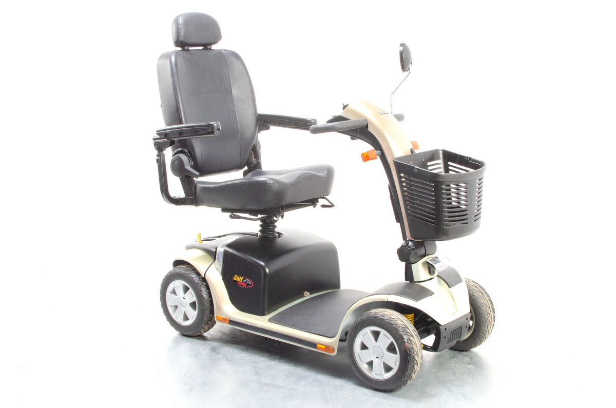 Pride Colt Deluxe Used Mobility Scooter 6mph Transportable Road Pavement Champagne Main image