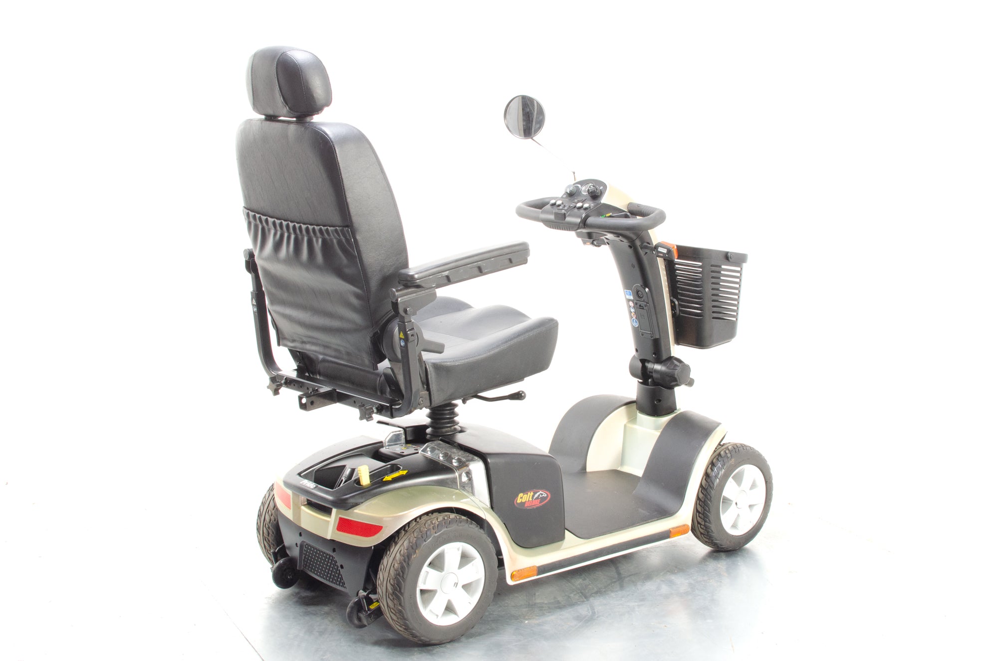 Pride Colt Deluxe Used Mobility Scooter 6mph Transportable Road Pavement Champagne