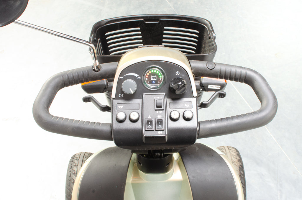 Pride Colt Deluxe Used Mobility Scooter 6mph Transportable Road Pavement Champagne
