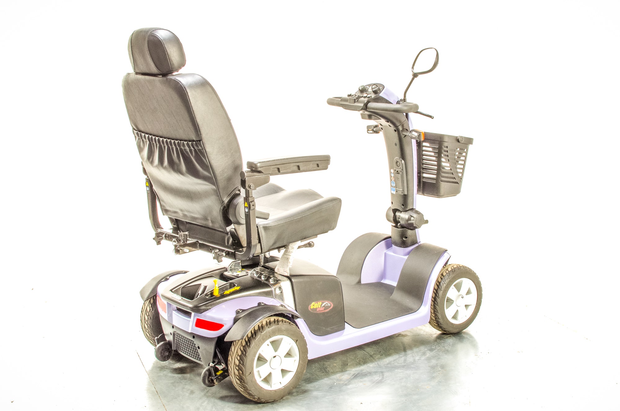 Pride Colt Sport Used Electric Mobility Scooter 8mph Transportable Road Pavement Suspension Lilac