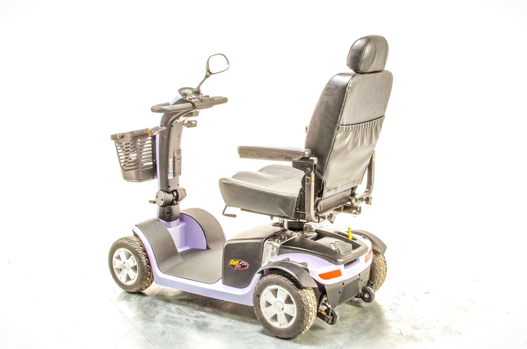 Pride Colt Sport Used Electric Mobility Scooter 8mph Transportable Road Pavement Suspension Lilac