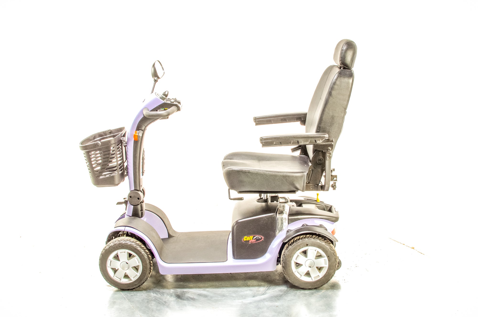 Pride Colt Sport Used Electric Mobility Scooter 8mph Transportable Road Pavement Suspension Lilac