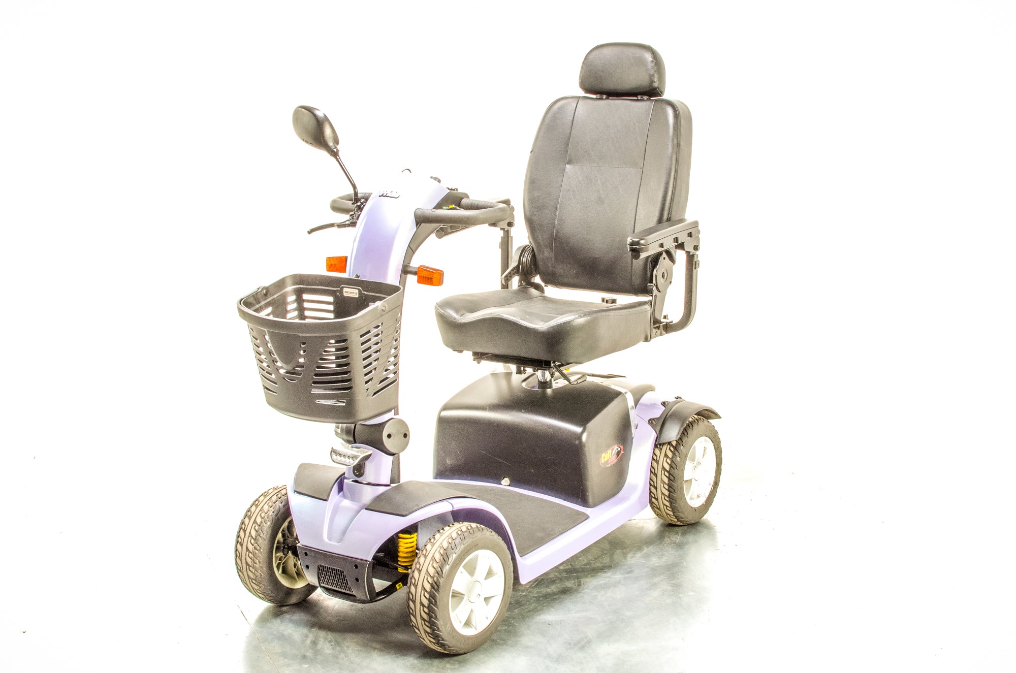 Pride Colt Sport Used Electric Mobility Scooter 8mph Transportable Road Pavement Suspension Lilac