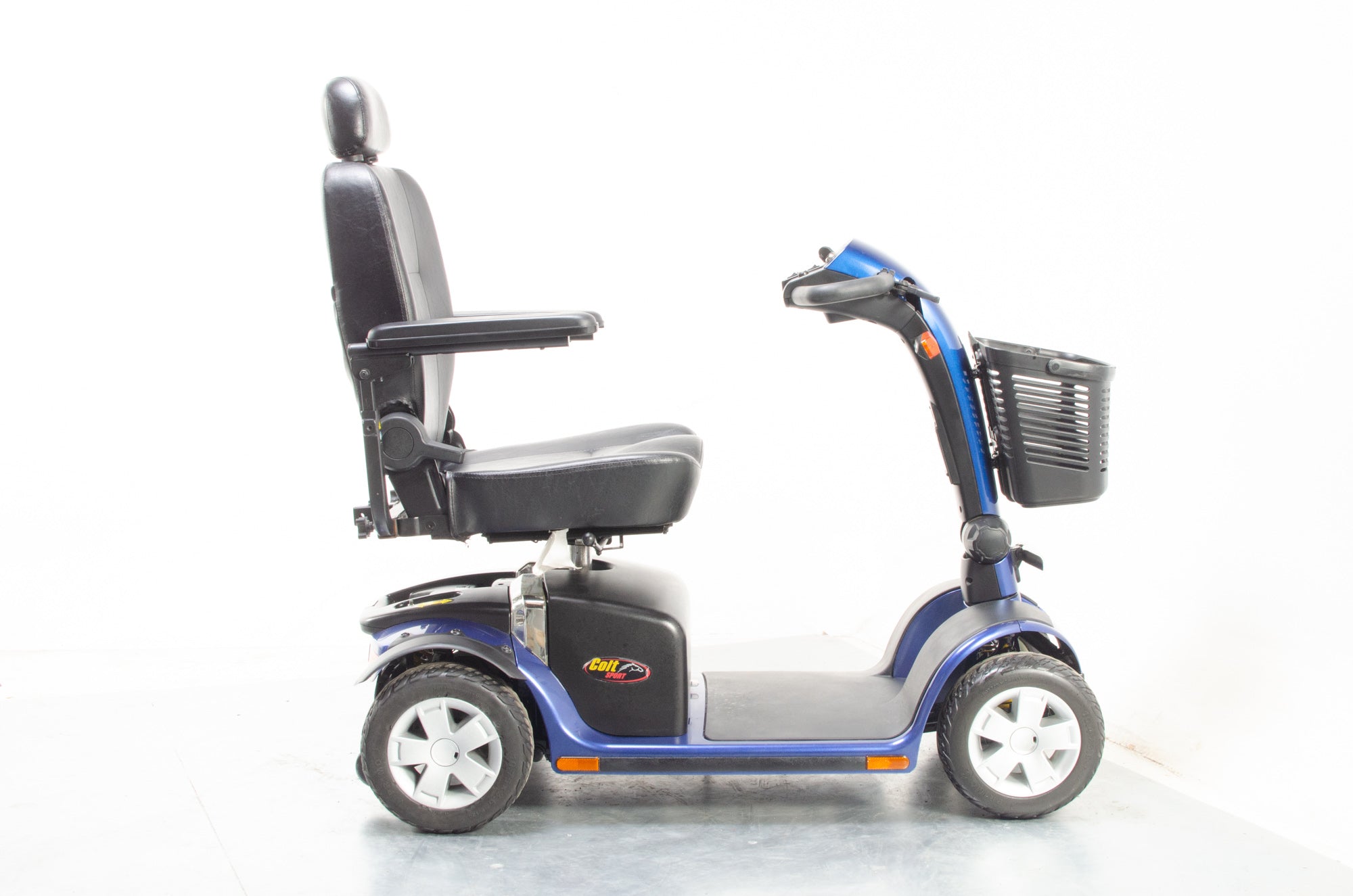 Pride Colt Sport Used Electric Mobility Scooter 8mph Transportable Road Pavement Suspension Solid Tyres