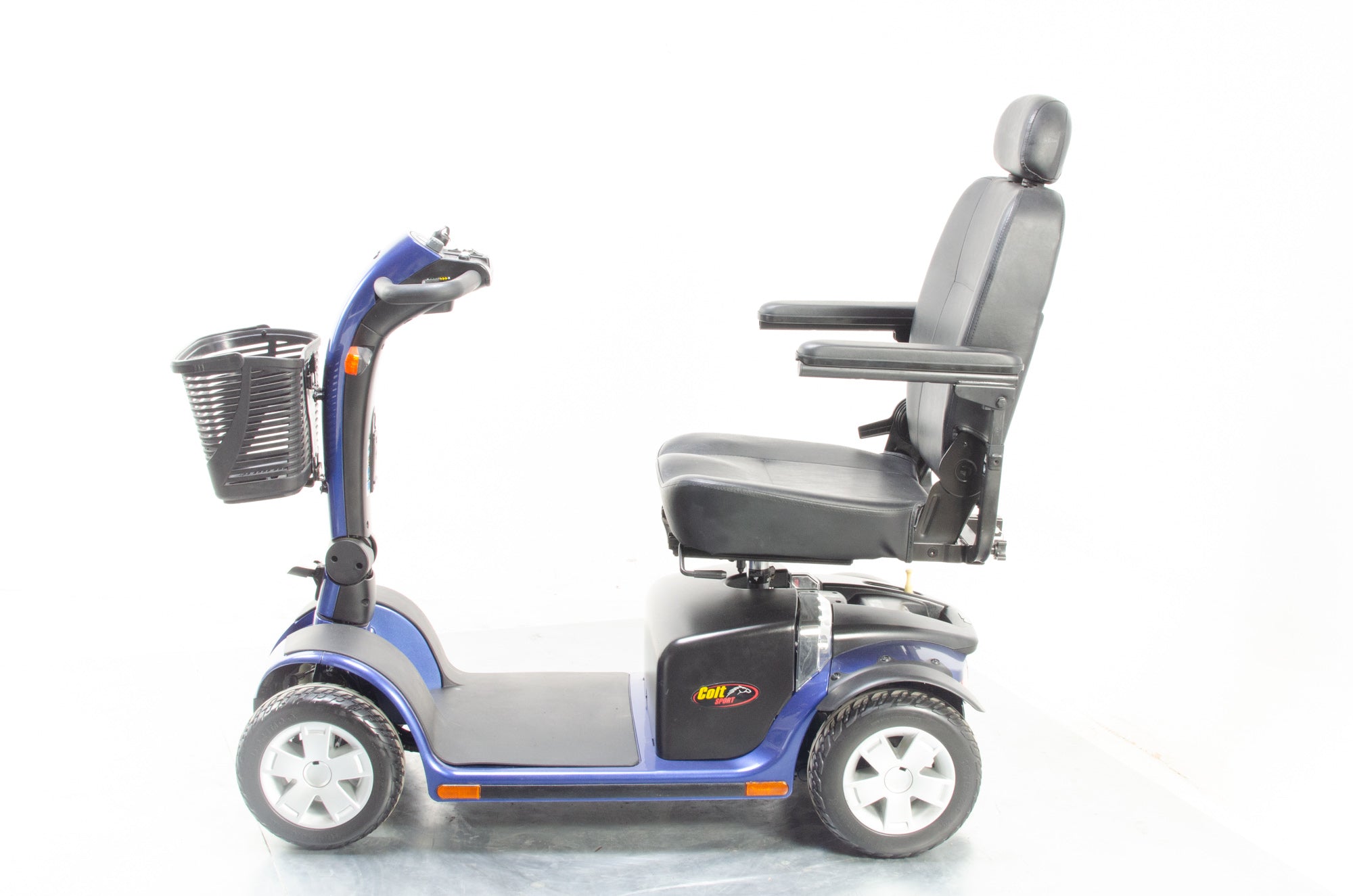 Pride Colt Sport Used Electric Mobility Scooter 8mph Transportable Road Pavement Suspension Blue