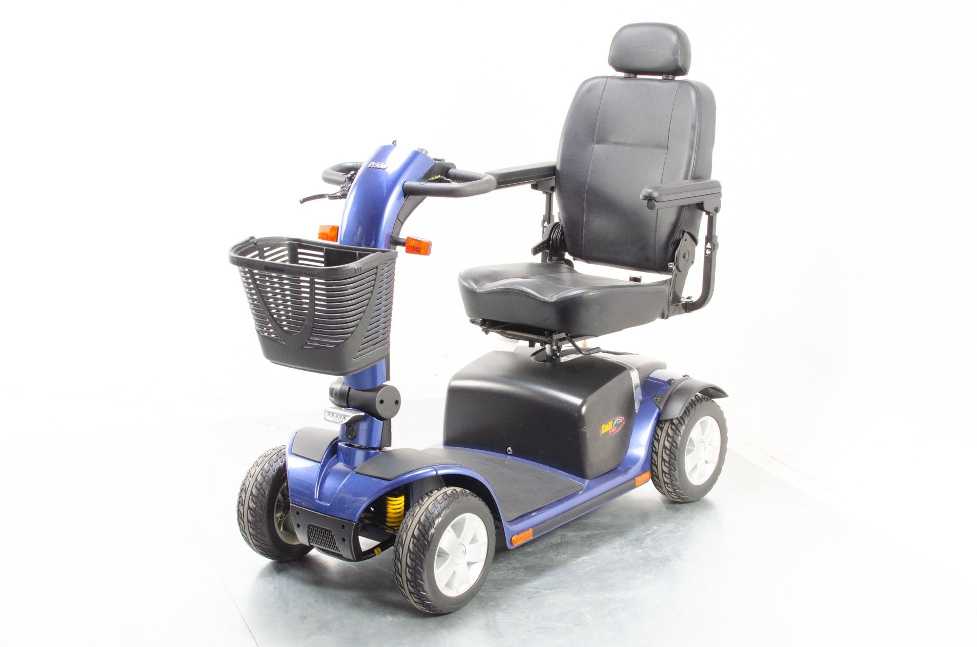 Pride Colt Sport Used Electric Mobility Scooter 8mph Transportable Road Pavement Suspension Blue