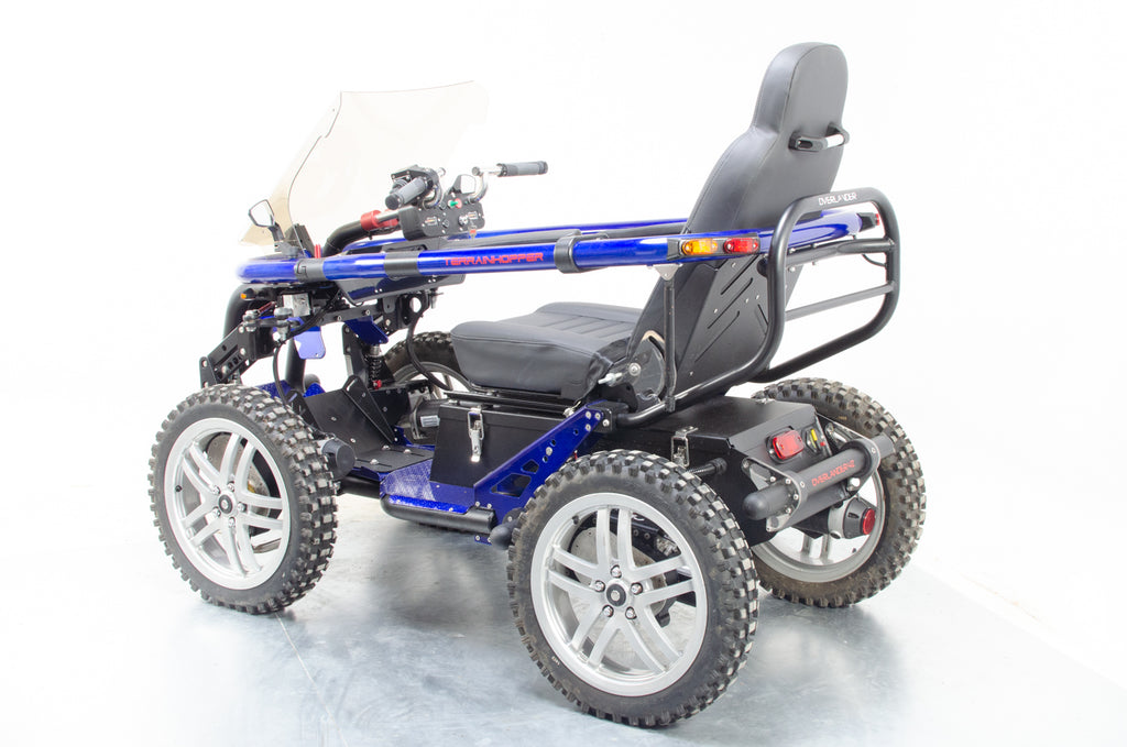 Terrainhopper Overlander 4Z 4WD Off-Road All-Terrain Mobility Scooter Tramper Sand Rock