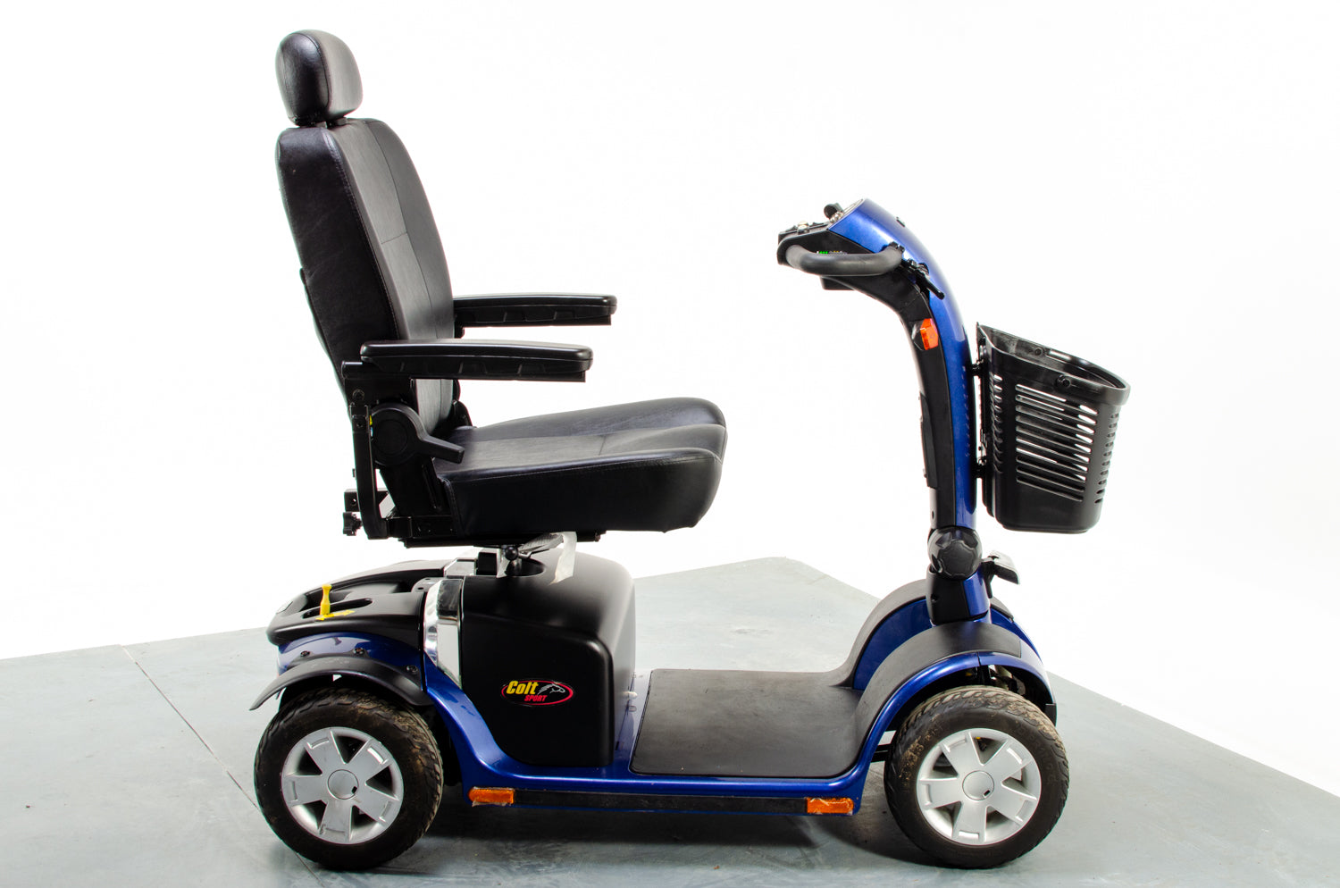 Pride Colt Sport Used Electric Mobility Scooter 8mph Transportable Suspension Road Pavement Solid Tyres