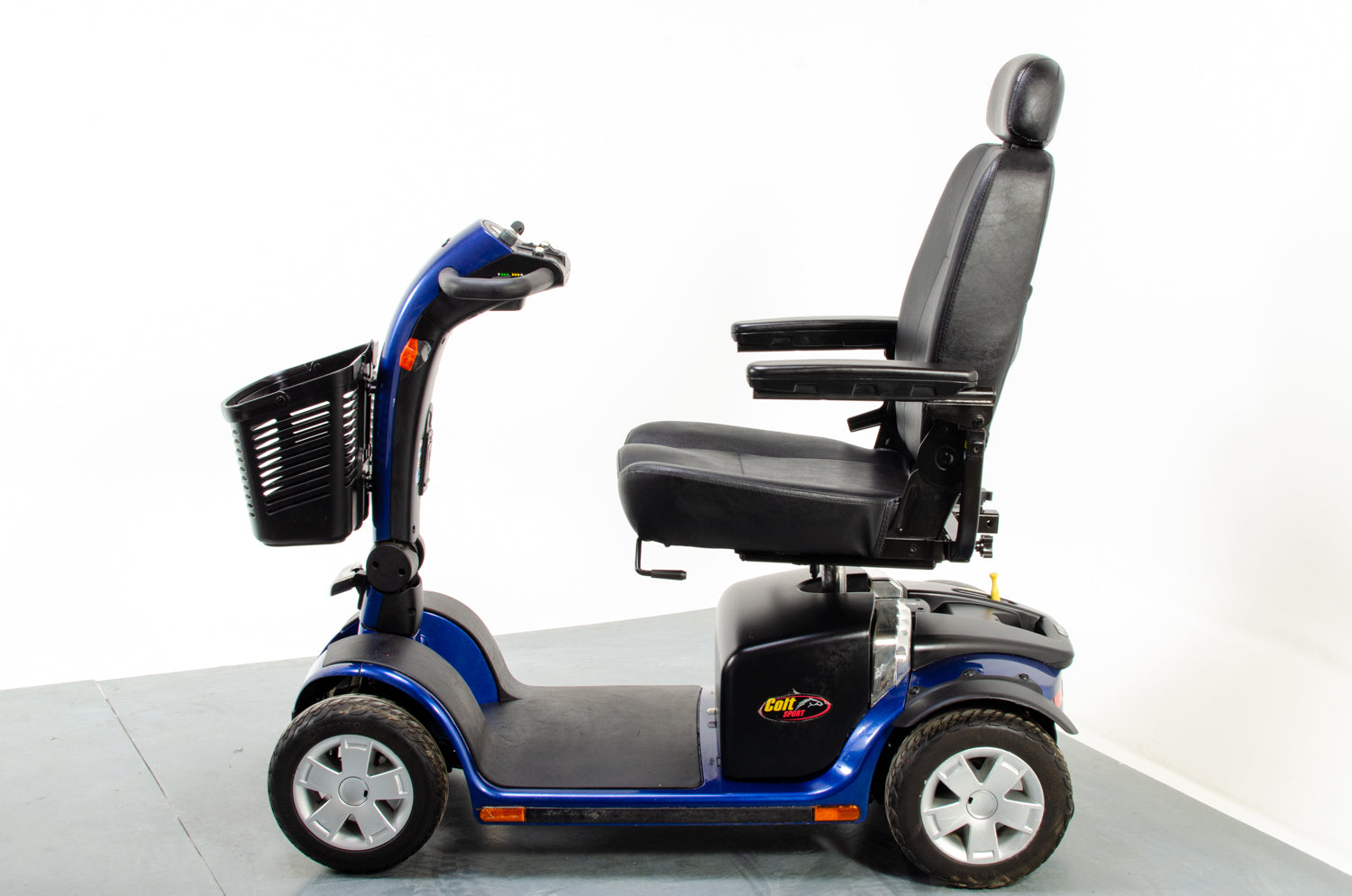 Pride Colt Sport Used Electric Mobility Scooter 8mph Transportable Suspension Road Pavement Solid Tyres