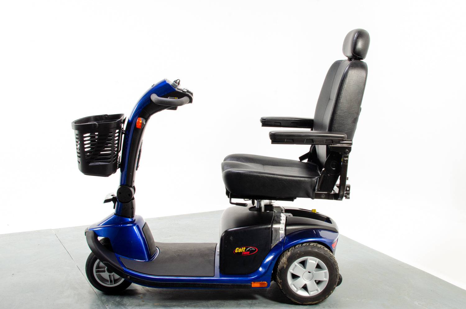 Pride Colt Twin Used Electric Mobility Scoter Transportable Trike Pavement Folding