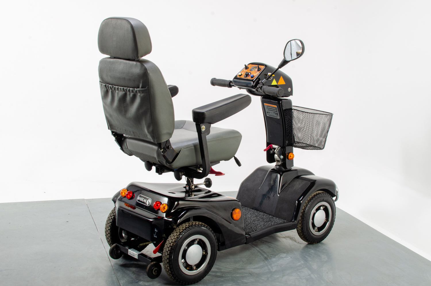 Rascal 388XL Used Electric Mobility Scooter 6mph Pavement Road Class-3 Captain Seat