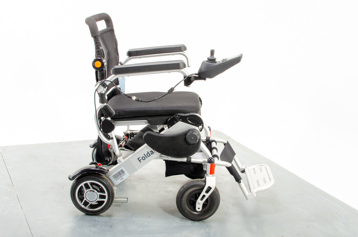 Foldalite Lightweight Lithium Folding Travel Electric Wheelchair Powerchair Motion Healthcare